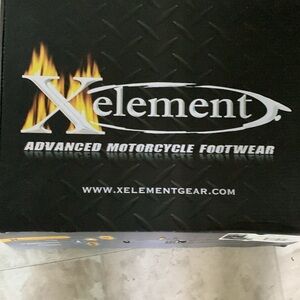 Biker boots new leather black